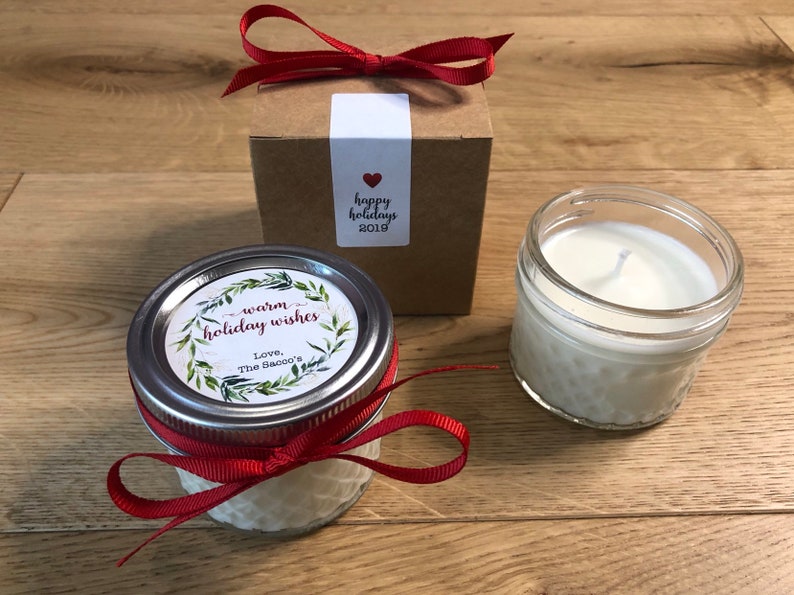 6 Candle Holiday Favors Holiday Favors Holiday Wedding Etsy