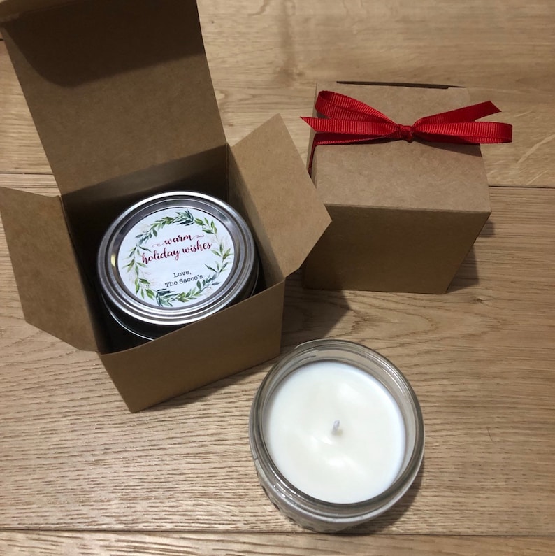 6 Candle Holiday Favors Holiday Favors Holiday Wedding Etsy