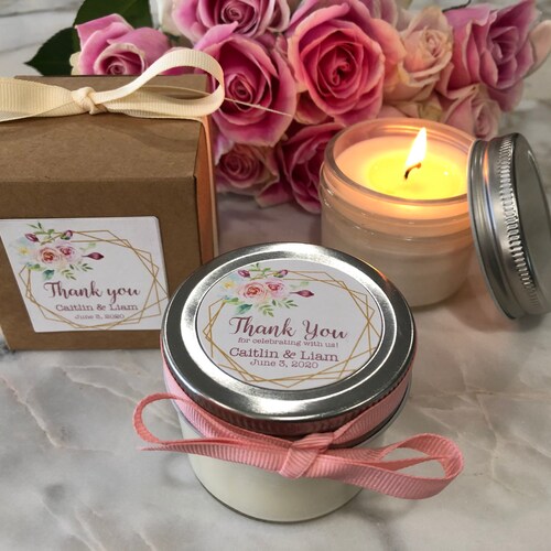 25 Candle shops Wedding Favors| Wedding Favors| Soy Candle Favors| Eco Candle Favors