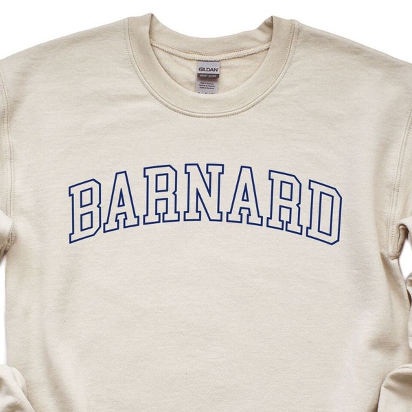 Barnard sweatshirt Vintage Crewneck shirt 80s 90s crewneck hoodie Sweater Barnard Class of 2022 NY New York