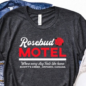 Rosebud Motel Tee, Rosebud Motel Shirt, Ew David Shirt, Handcrafted with Care, David Rose, Schitts creek shirt, Rose Apothecary