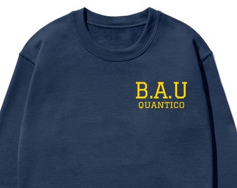 BAU sweatshirt Quantico Special Agent Spencer Reid sweatshirt Vintage team Spencer Reid Criminal Minds derek blanket TV Homage sweater