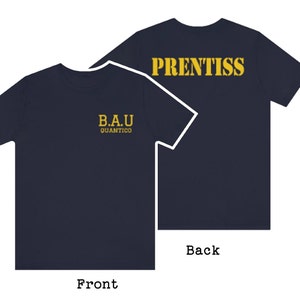 BAU Vintage Prentiss T-Shirt Front and back Version Minds TV Series T-Shirt Criminal Sweatshirt, Prentiss Shirt Matthew Gray Reid