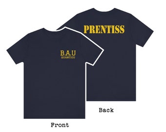BAU Vintage Prentiss T-Shirt Front and back Version Minds TV Series T-Shirt Criminal Sweatshirt, Prentiss Shirt Matthew Gray Reid