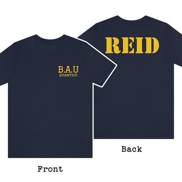 BAU Vintage Spencer Reid T-Shirt Front and back Version Minds TV Series T-Shirt Criminal Sweatshirt, Spencer Reid Shirt Matthew Gray