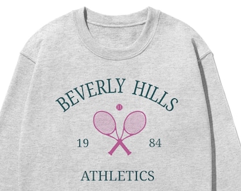 Beverly hills Tennis Club sweatshirt, troop beverly hills crewneck, Beverly Hills tennis club pullover oversized Summer 90s Athletics