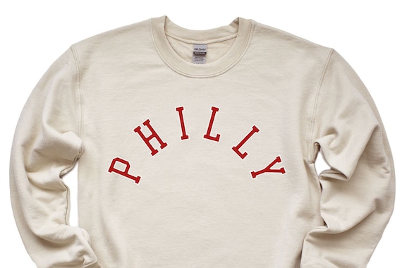 Vintage Philly sweatshirt crewneck Phillies PA 80s 90s Retro Philadelphia sweater Travel Gifts Eagles Home merch football PA shirt