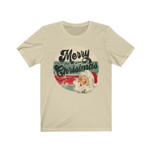 Vintage Santa Claus Shirt Family Old fashioned Christmas Vintage Christmas T-Shirt for Women, Red Cute Vintage Santa Shirt Baby shirt image 9