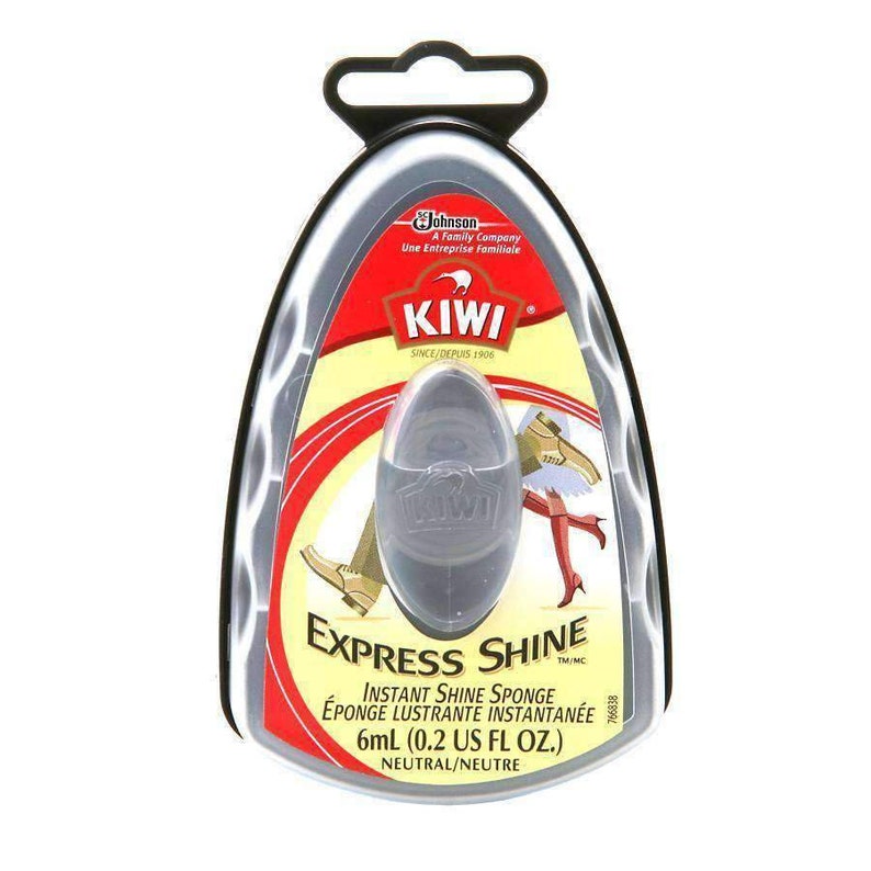 Kiwi Shine Sponge Select Express Shine Sponge cleans polishes brown leather NEW