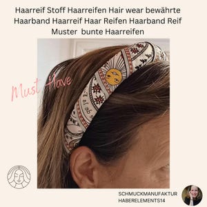 Headband fabric headband hair wear proven headband headband hair hoop headband hoop pattern colorful headband