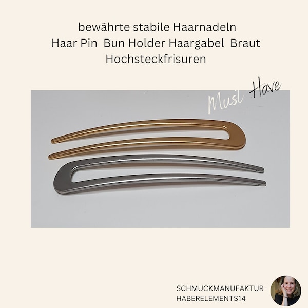 lange Haarnadel für Hochsteckfrisuren Haarforke Haar Gabel Bun holder bun pin