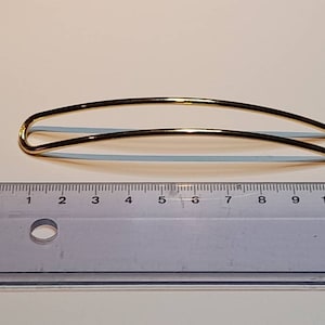 A proven sturdy hairpin made of steel in silver, Bun Pin, Bun Holder, long hair fork in silver for updos