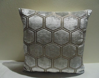 Designers Guild Fabric Manipur Oyster Cushion Cover / pillow cover