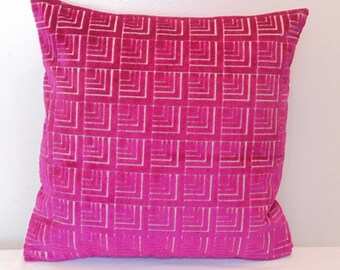 Designers Guild Fabric Frith Cassis Cushion Cover / pillow