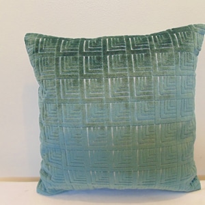 Designers Guild Fabric Frith Azurblaue Kissenbezug / Kissen