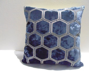 Designers Guild Fabric Manipur Delft Cushion Cover / pillow cover