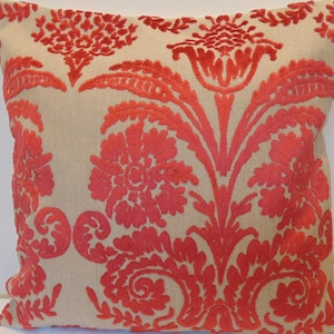 Designers Guild Velvet Fabric Cushion Cover Ombrione Damson / pillow cover