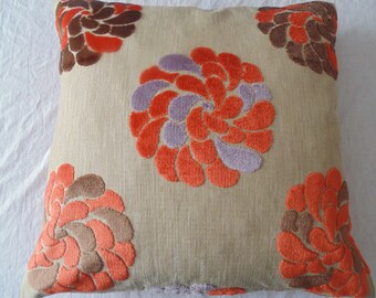 Designers Guild / William Yeoward Fabric Cushion Cover Ranakpur Mango / pillow Cover