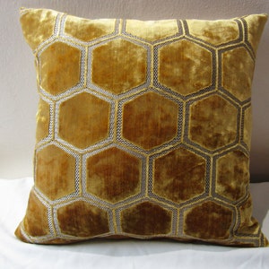 Designers Guild Fabric Manipur Gold Cushion Cover / pillow cover