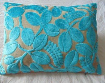 large turquoise cushions