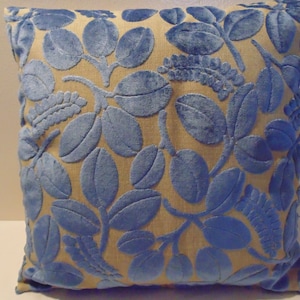 Designers Guild fabric Calaggio Cerulean Cushion Cover / pillow
