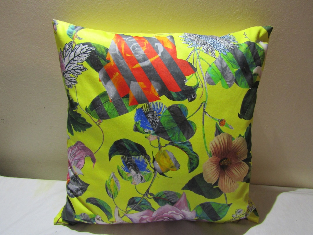 Designers Guild & Christian Lacroix Fabric Malmaison Jonquille Cushion