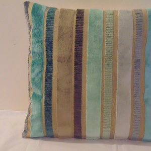 Designers Guild Fabric Savio Aqua Cushion Covers