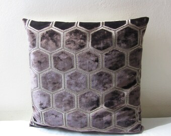 Designers Guild Fabric Manipur Espresso Cushion Cover / pillow cover