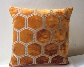 Designers Guild Fabric Manipur Sienna Cushion Cover / pillow cover