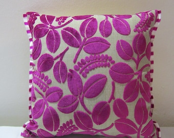 Designers Guild Velvet Fabric Calaggio Cassis Cushion Cover / Pillow