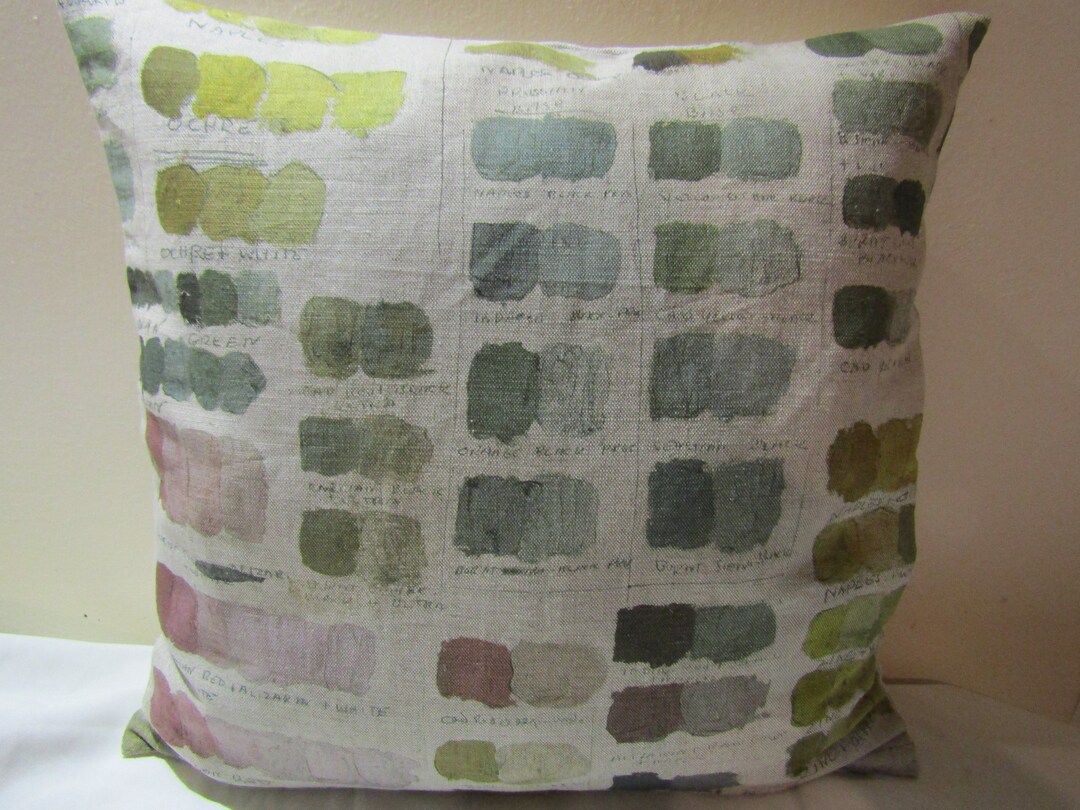 Designers Guild & John Derian Mixed Tones 11 Neutral 100 Linen Cushion