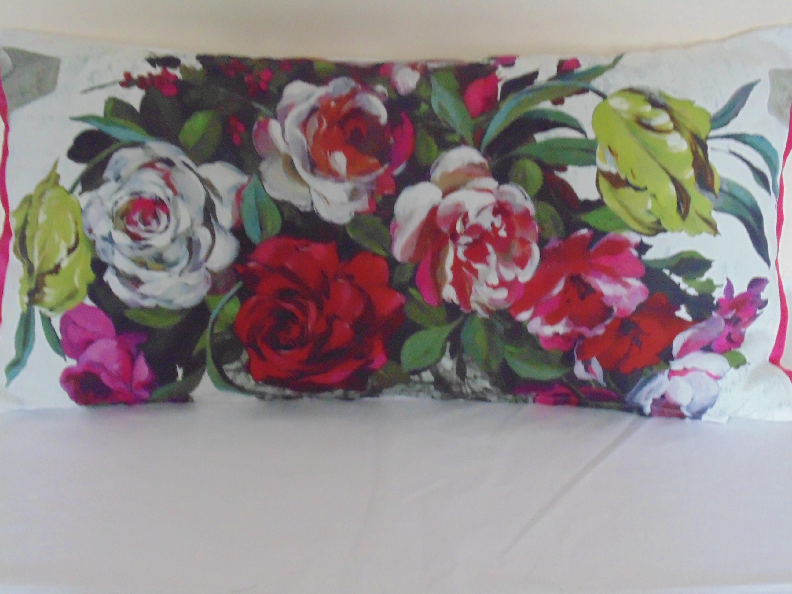 Pillow Designers Guild floral 100% Cotton Fabric Cushion Cover Rugosa Plaster Pillow Designers Guild floral 100% Cotton Fabric Cushion Cover Rugosa Plaster