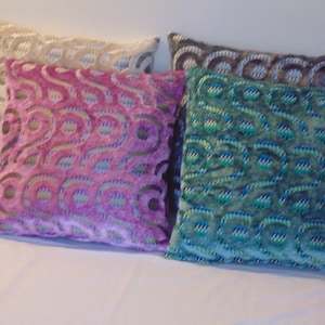 Designers Guild Velvet Latticino  Cushion Cover