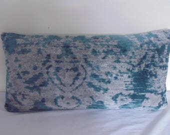 Designers Guild Velvet Fabric Royal Collection Morel Teal Cushion Cover