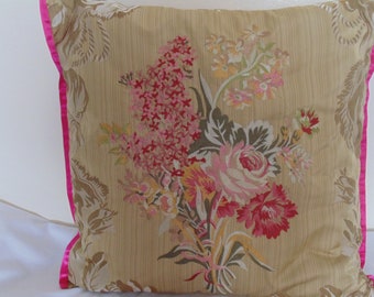Designers Guild Fabric Royal Collection Charlotte Linen Embroidery Cushion Cover
