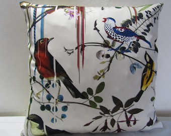 Designers Guild & Christian Lacroix tissu Birds Sinfonia Jonc Housse de coussin