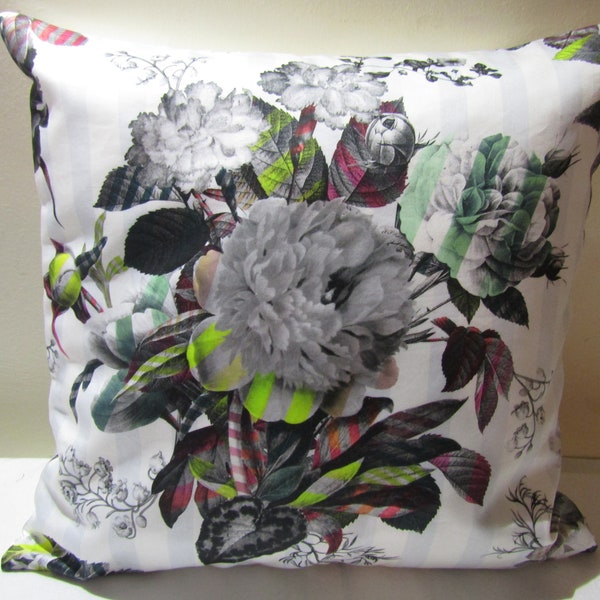 Designers Guild & Christian Lacroix fabric Parvenue Rosee Cushion Cover D2
