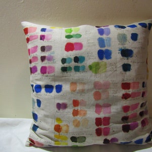 Designers Guild & John Derian Mixed Tones 11 Canvas 100% linen cushion cover