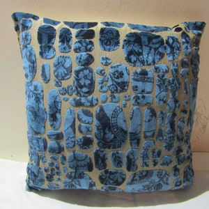 Designers Guild & Christian Lacroix Le  Pas  Des Anges Bleu Nigelle Cushion Cover