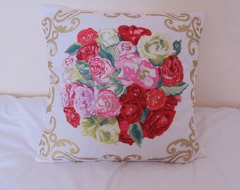 Pillow Designers Guild floral 100% Cotton Fabric Cushion Cover Rugosa Plaster Pillow Designers Guild floral 100% Cotton Fabric Cushion Cover Rugosa Plaster