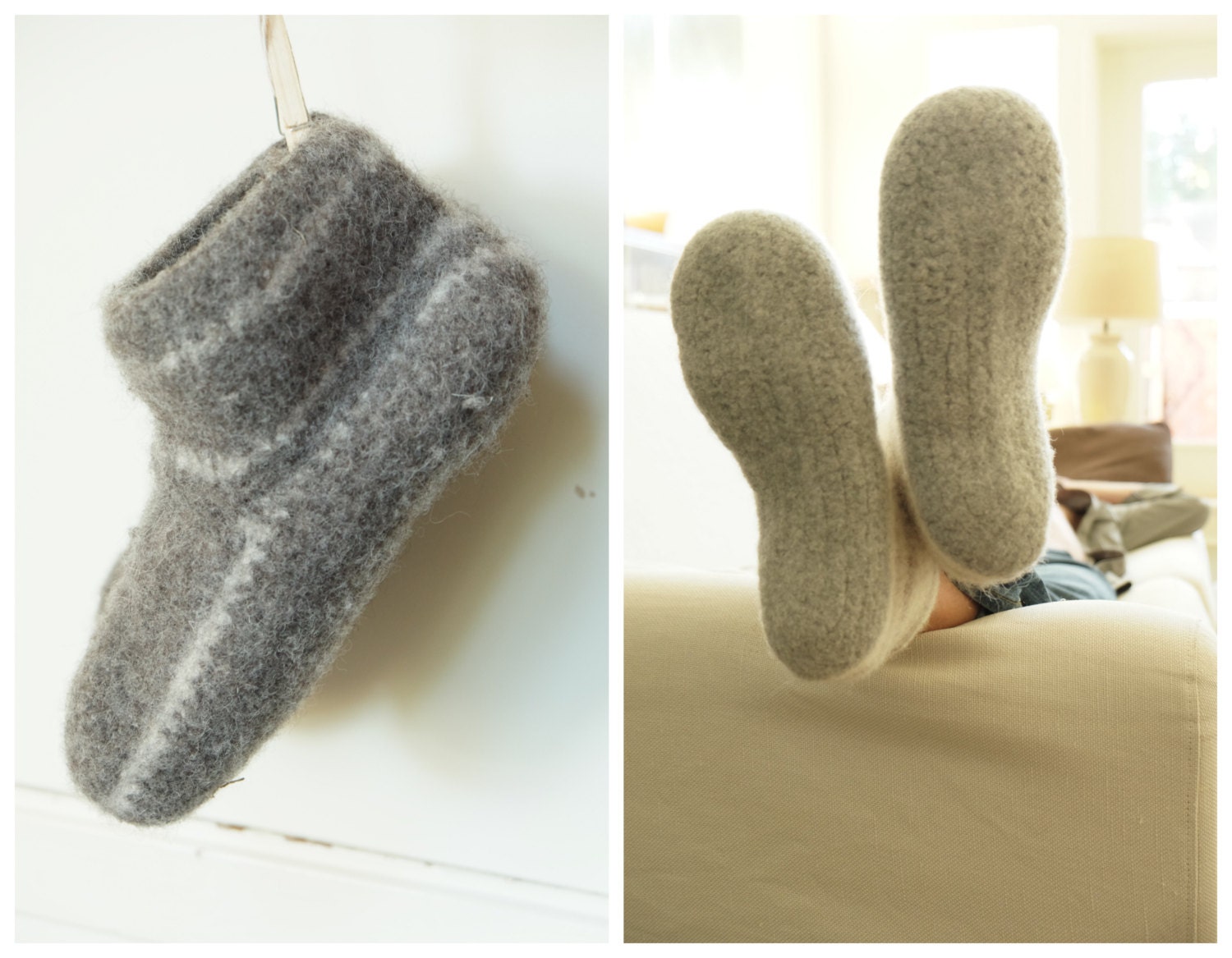 32 Men’s Crochet Patterns for Hats, Sweaters, Shirts, Slippers, and More 22 Felted Crochet Slippers: The Moccasin for Men