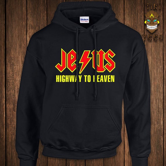 Funny Jesus Hoodie Christian Catholic Hooded Sweater Holy Etsy
