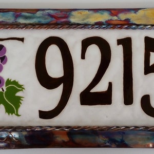 Grapes Address Tile