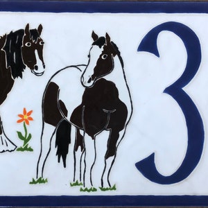 Horse address tile