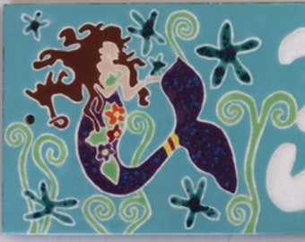 Mermaid Address Tile