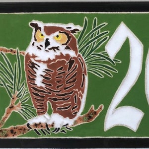 Owl address tile