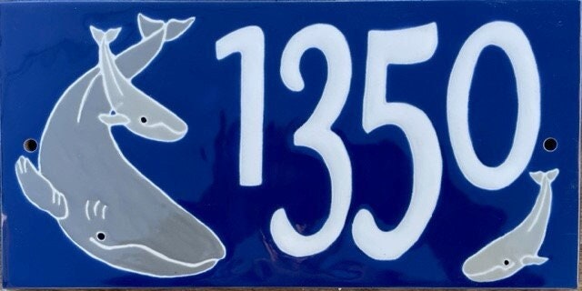 Whale address tile