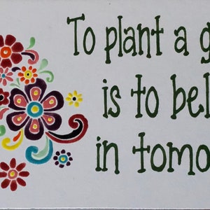 Garden Tile sign image 2