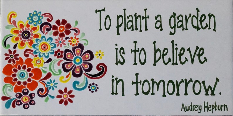 Garden Tile sign image 2