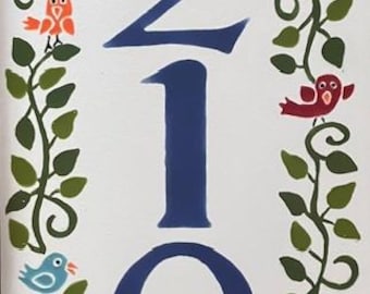 Birdie address tile VERTICAL